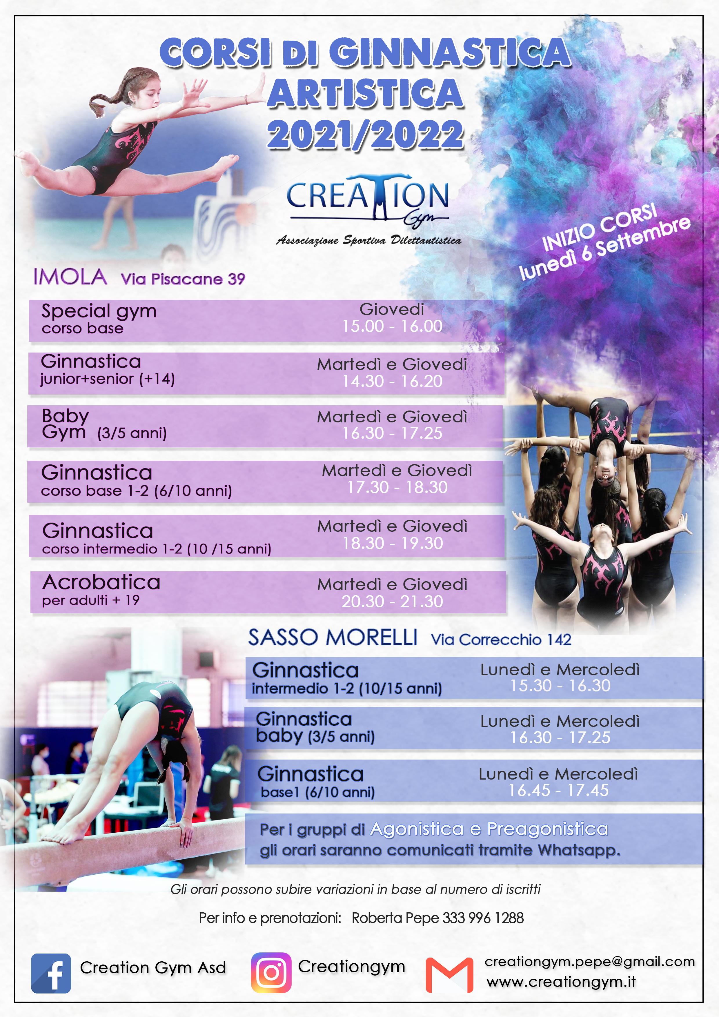 TI ASPETTIAMO! - Creation Gym