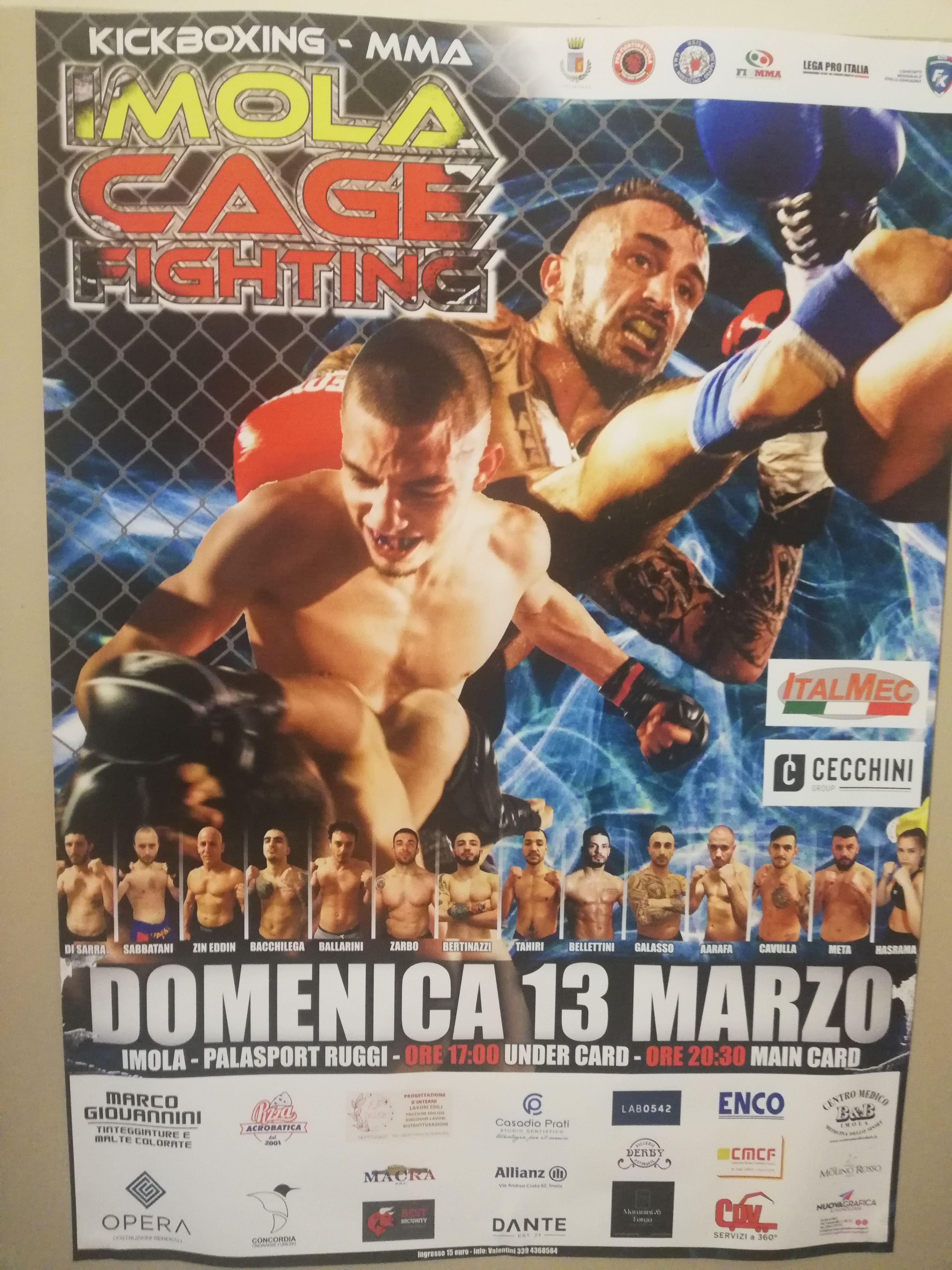 KIK BOXING - MMA IMOLA CAGE FIGHTING