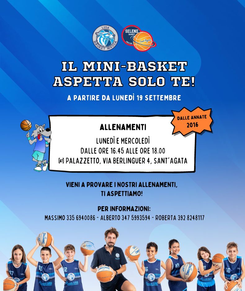 MINIBASKET INIZIO ATTIVITA' - Pietro Neri