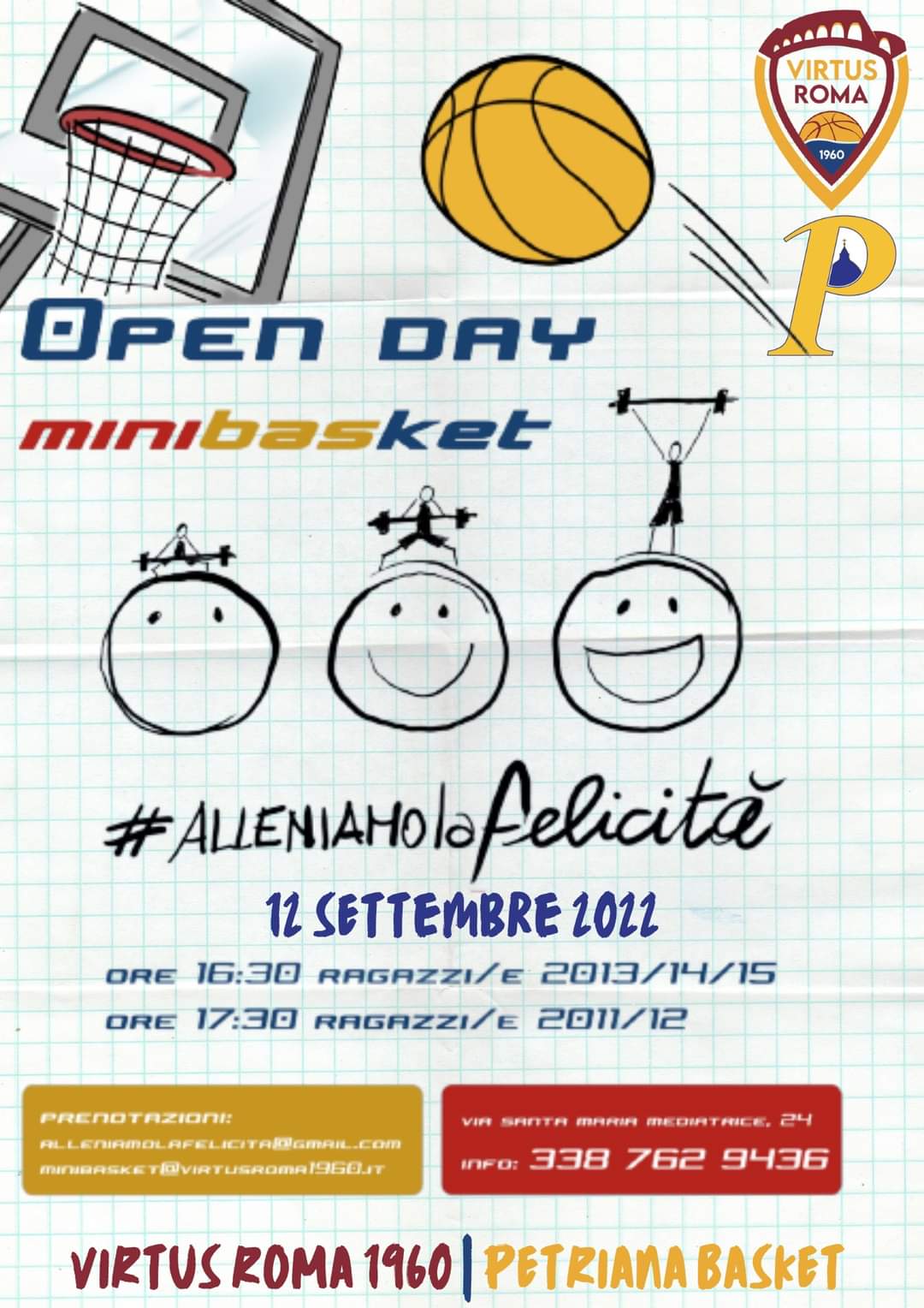 OPEN DAY  MINIBASKET - Pietro Neri