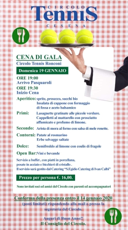 Cena Circolo tennis